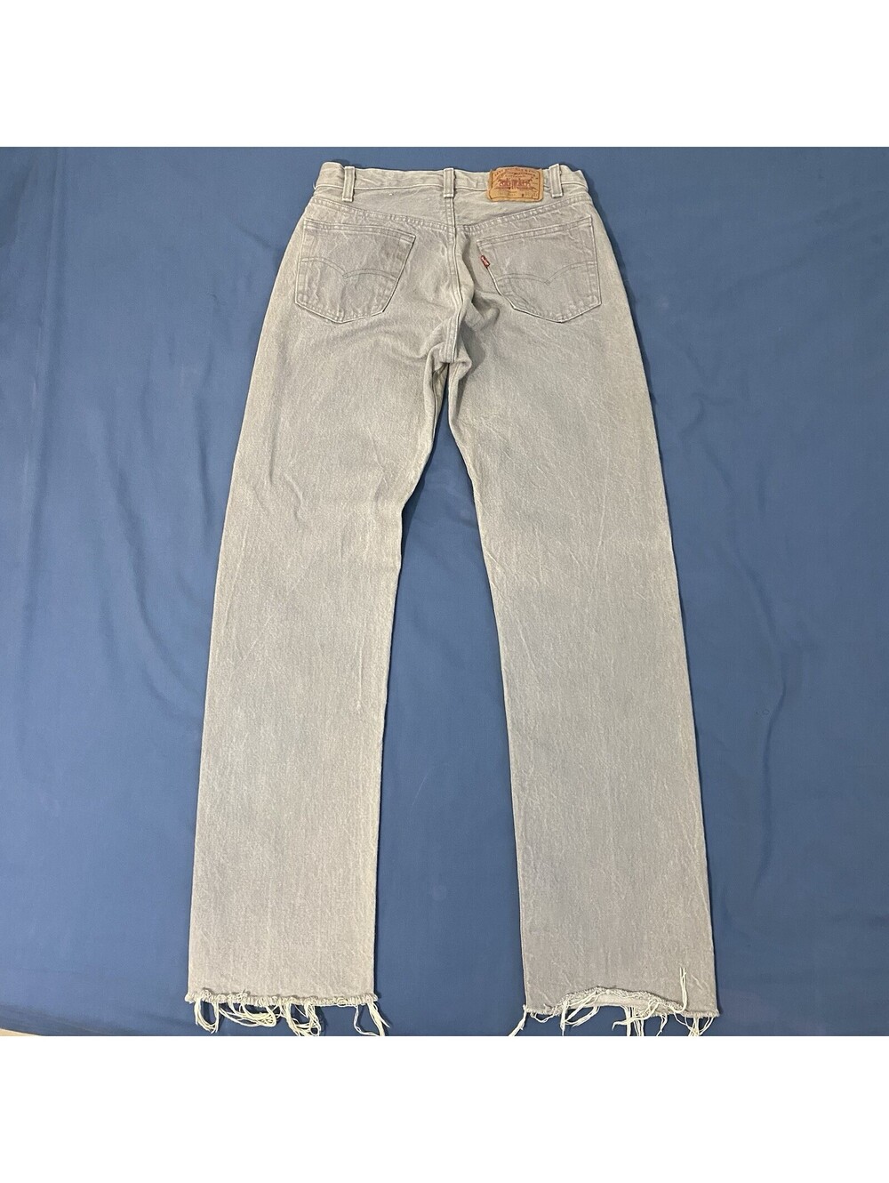 Vintage Levi's 501xx Made in USA Mens 31x34 Fit 29x32 Distressed Sun Faded Jeans